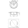 Кухонная мойка LEMARK SULA 500 шампань 9910006