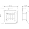 Мыльница LEMARK SMOOTH LINE с держателем, хром 9741016